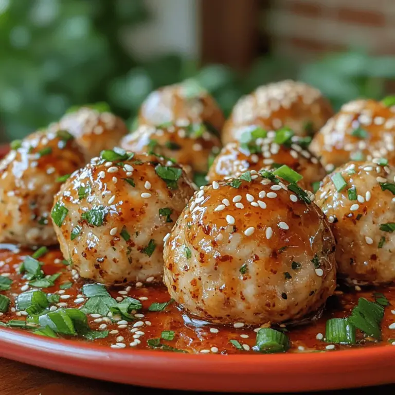 Firecracker Chicken Meatballs are not just your average meatball; they’re a vibrant explosion of flavors that transform a simple dish into a culinary experience. With a perfect balance of sweet, spicy, and savory elements, these meatballs have become a beloved favorite for many home cooks looking to impress their families or guests. In today’s fast-paced world, the importance of easy and flavorful recipes cannot be overstated. Firecracker Chicken Meatballs fit perfectly into any meal plan, allowing you to whip up something delicious without spending hours in the kitchen.
