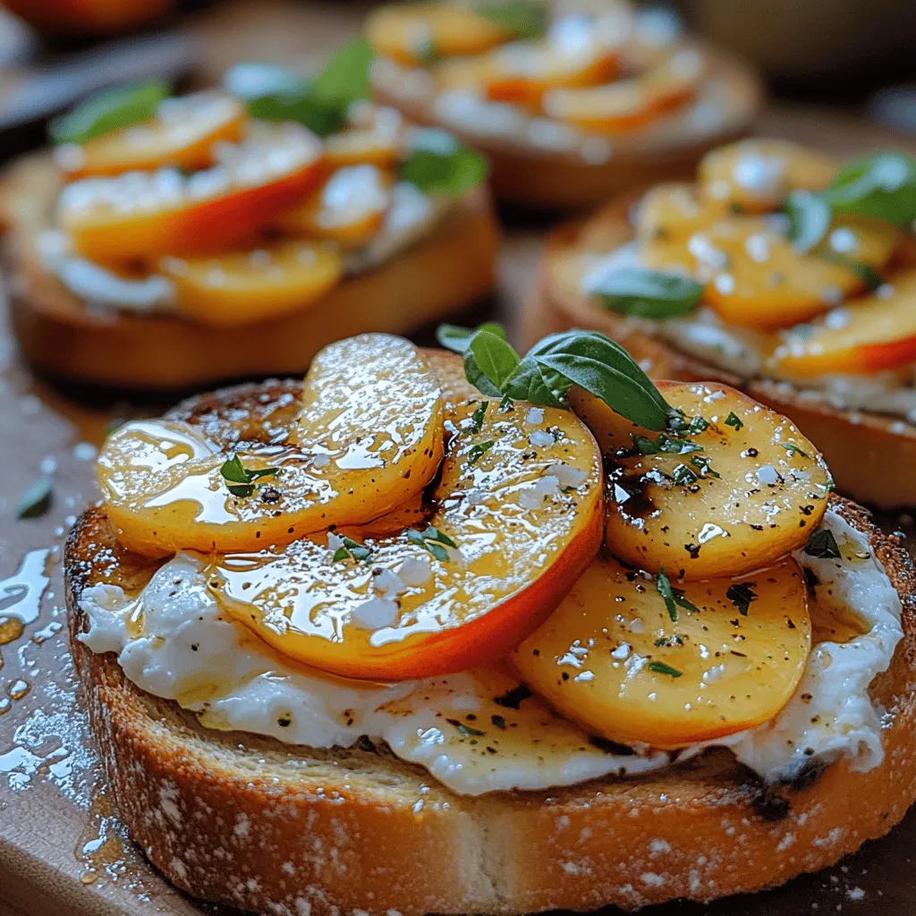 As the sun shines brighter and summer days extend into warm evenings, there's nothing quite like a refreshing and flavorful dish that embodies the essence of the season. Enter Peach & Burrata Bliss Toast – a delightful combination that celebrates the juicy sweetness of ripe peaches paired with the creamy indulgence of burrata cheese. This recipe is not just a meal; it's an experience that invites you to savor the flavors of summer in each bite.