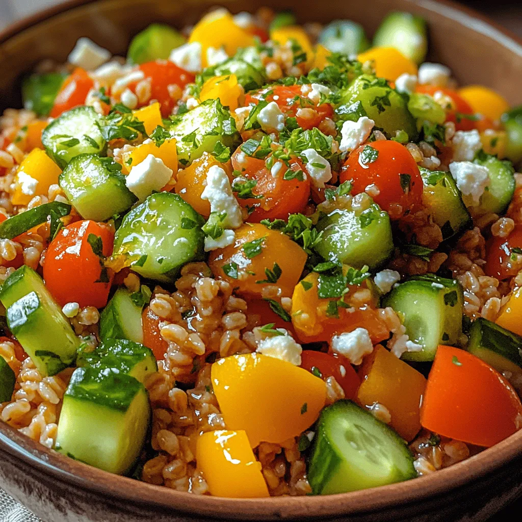 As the warm sun beckons us outdoors, nothing quite complements the season like a vibrant and refreshing salad. Enter the Citrus Kissed Farro Salad—a dish that not only tantalizes the taste buds but also embodies a celebration of health and flavor. This salad is a delightful fusion of nutty farro, crisp fresh vegetables, and zesty citrus notes that elevate it to a standout choice for any occasion.