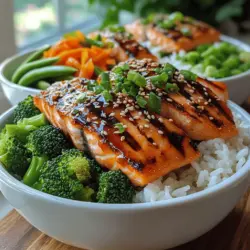 Teriyaki salmon bowls are not only a feast for the eyes but also a delightful symphony of flavors that balances the sweet and savory in perfect harmony. This delectable dish has gained immense popularity due to its rich flavors, vibrant colors, and nutrient-packed ingredients. Whether you are a seasoned home chef or a kitchen novice, crafting these bowls allows you to explore the exciting world of Japanese cuisine while enjoying the health benefits that come with it.