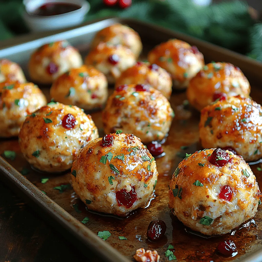 To create the perfect Festive Cranberry Turkey Stuffing Balls, understanding your ingredients is essential. Each component plays a vital role in not only enhancing the flavor but also contributing to the overall nutritional profile of the dish. Here’s a closer look at the key ingredients that make this recipe shine.