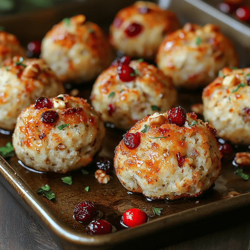 To create the perfect Festive Cranberry Turkey Stuffing Balls, understanding your ingredients is essential. Each component plays a vital role in not only enhancing the flavor but also contributing to the overall nutritional profile of the dish. Here’s a closer look at the key ingredients that make this recipe shine.