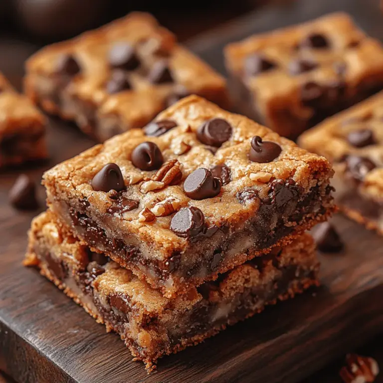 There’s something universally comforting about chocolate chip cookies. Whether it’s the warm, gooey center or the enticing aroma wafting through the kitchen as they bake, these delectable treats have a special place in the hearts (and stomachs) of many. For generations, chocolate chip cookies have been a staple in homes, serving as a delightful dessert after dinner or a sweet snack in the afternoon. However, if you’re looking for a more convenient and shareable version of this classic treat, then chewy chocolate chip cookie bars are your answer!