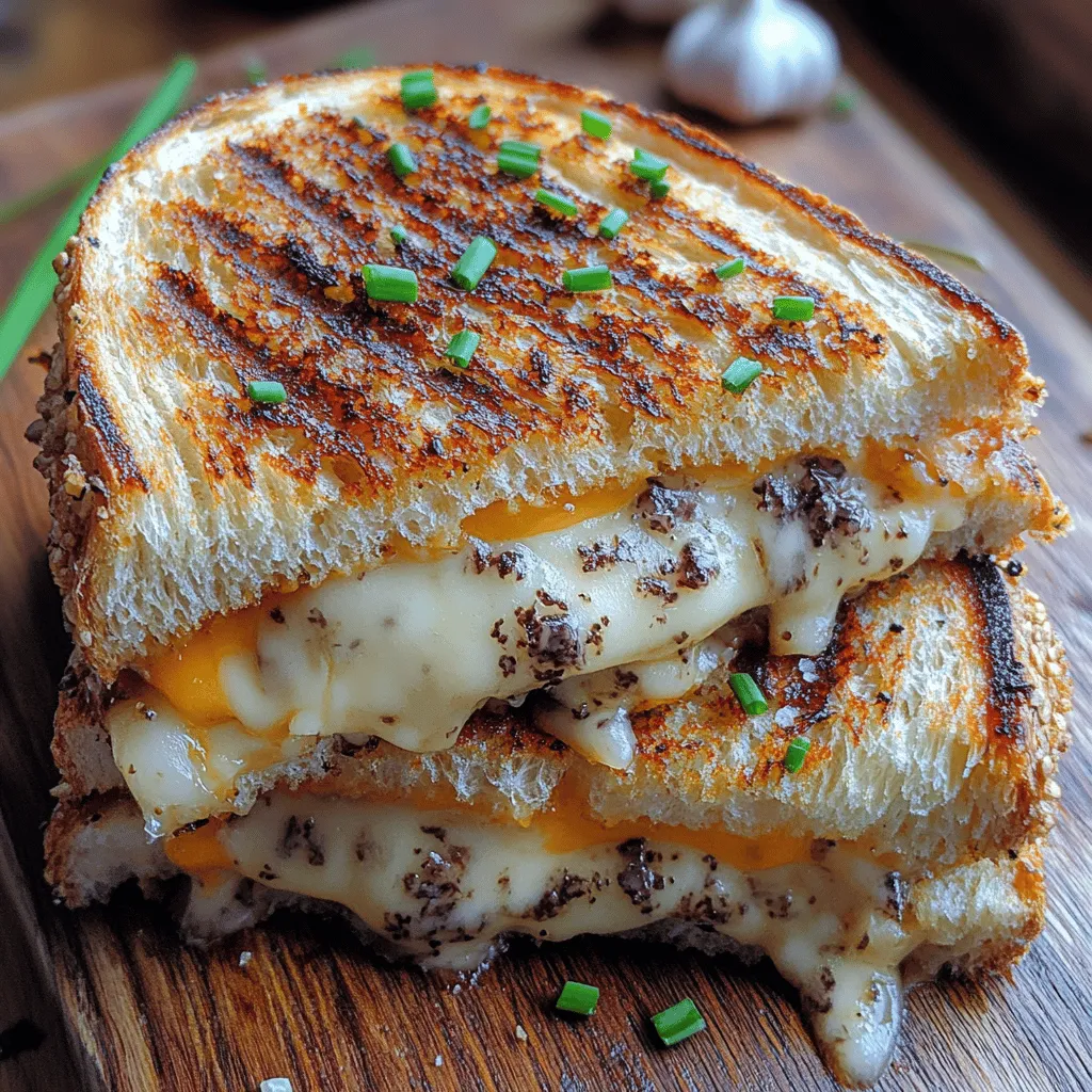 The foundation of any great grilled cheese sandwich lies in its ingredients. While the classic version typically calls for basic white bread and American cheese, the Gourmet Truffle Grilled Cheese Sandwich invites you to explore a more sophisticated flavor profile. Let’s take a closer look at the essential components that make this sandwich a true gourmet delight.