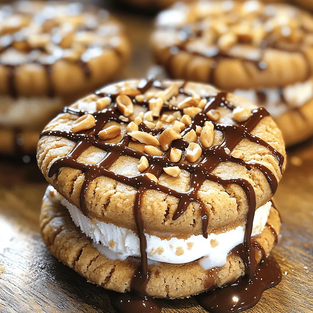Ice cream sandwiches have long held a special place in the hearts of dessert lovers around the world. These nostalgic treats combine the creamy goodness of ice cream with the satisfying crunch of cookies, making them a favorite among both children and adults. The joy of biting into a chilled, sweet sandwich on a warm day evokes memories of summer picnics, birthday parties, and carefree afternoons spent outdoors. Today, we’re taking this classic dessert to new heights with our Peanut Butter Delight Ice Cream Sandwiches.