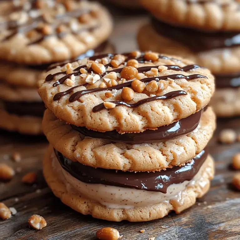 Ice cream sandwiches have long held a special place in the hearts of dessert lovers around the world. These nostalgic treats combine the creamy goodness of ice cream with the satisfying crunch of cookies, making them a favorite among both children and adults. The joy of biting into a chilled, sweet sandwich on a warm day evokes memories of summer picnics, birthday parties, and carefree afternoons spent outdoors. Today, we’re taking this classic dessert to new heights with our Peanut Butter Delight Ice Cream Sandwiches.