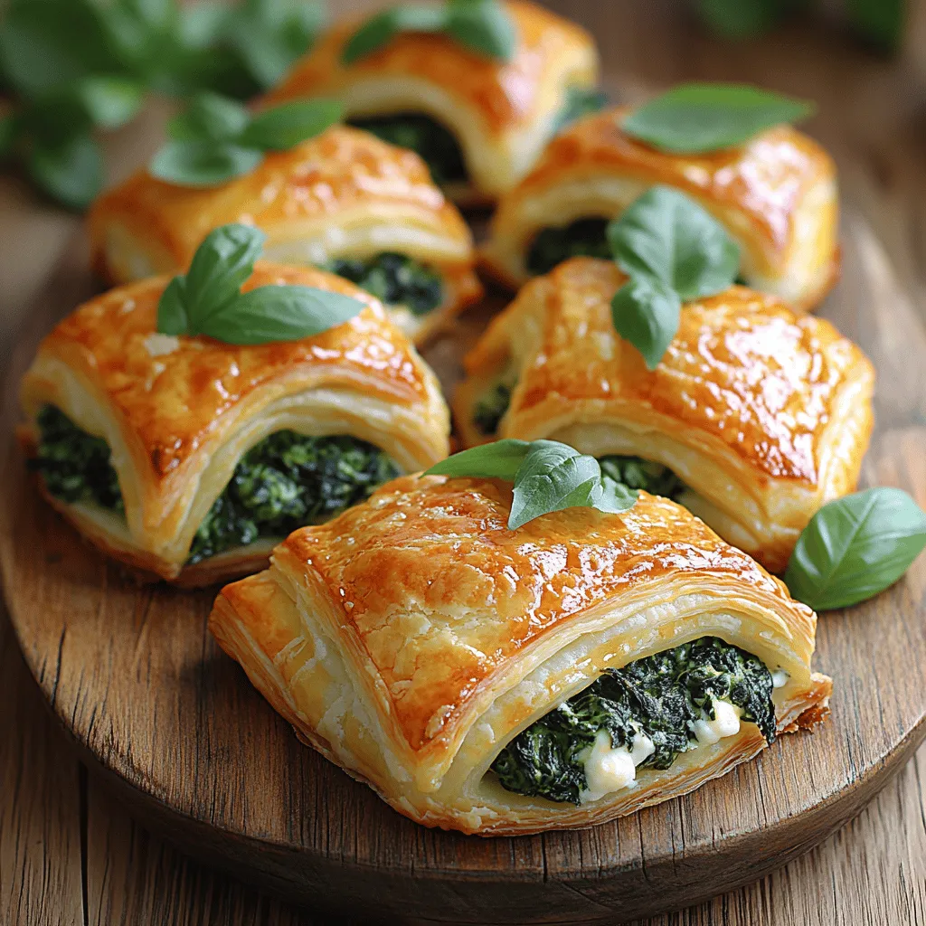 Spinach Mozzarella Puff Pastry Bites are the perfect blend of savory flavors and flaky textures, making them an irresistible treat for any occasion. These delightful bites combine the earthy goodness of fresh spinach with the creamy richness of mozzarella and ricotta, all enveloped in a golden, buttery puff pastry. Whether you're planning a dinner party, hosting a casual gathering, or just looking for a satisfying snack, these spinach mozzarella bites are sure to impress your guests and satisfy your cravings.
