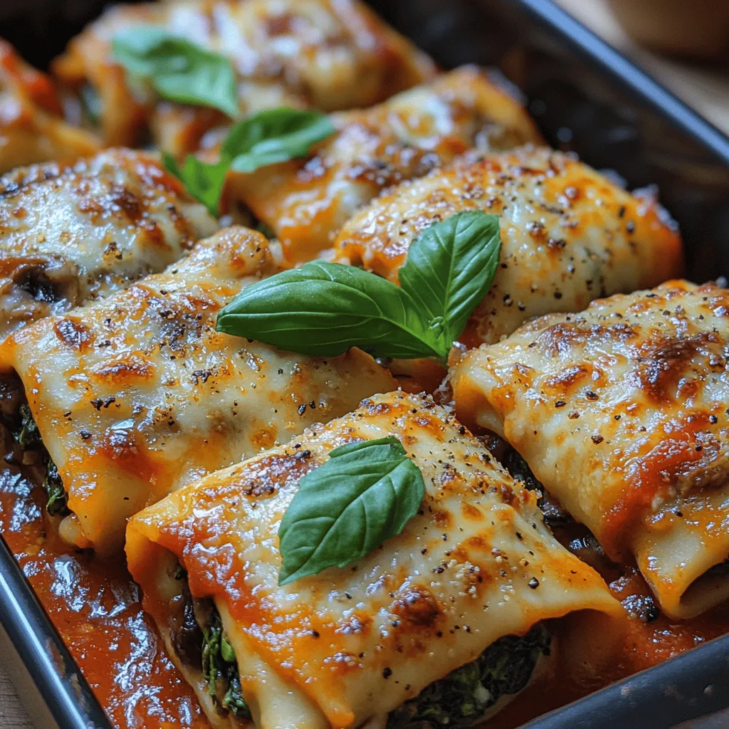 To create the best Mushroom & Spinach Lasagna Rolls, it’s essential to understand the key ingredients that contribute to both flavor and nutrition.