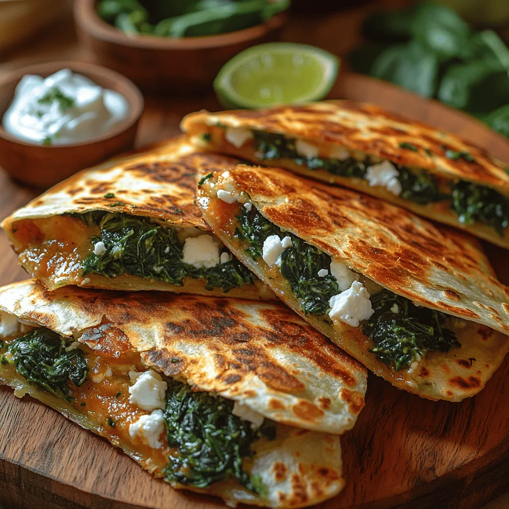 Quesadillas have long been celebrated as a beloved favorite in Mexican cuisine, cherished for their versatility and ease of preparation. From traditional cheese-filled variations to innovative combinations featuring meats and vegetables, quesadillas have the unique ability to cater to a wide range of tastes and dietary preferences. Among these delightful renditions, Spinach & Feta Quesadillas stand out as a particularly healthy and flavorful option that brings together the goodness of leafy greens and the rich, tangy notes of feta cheese.