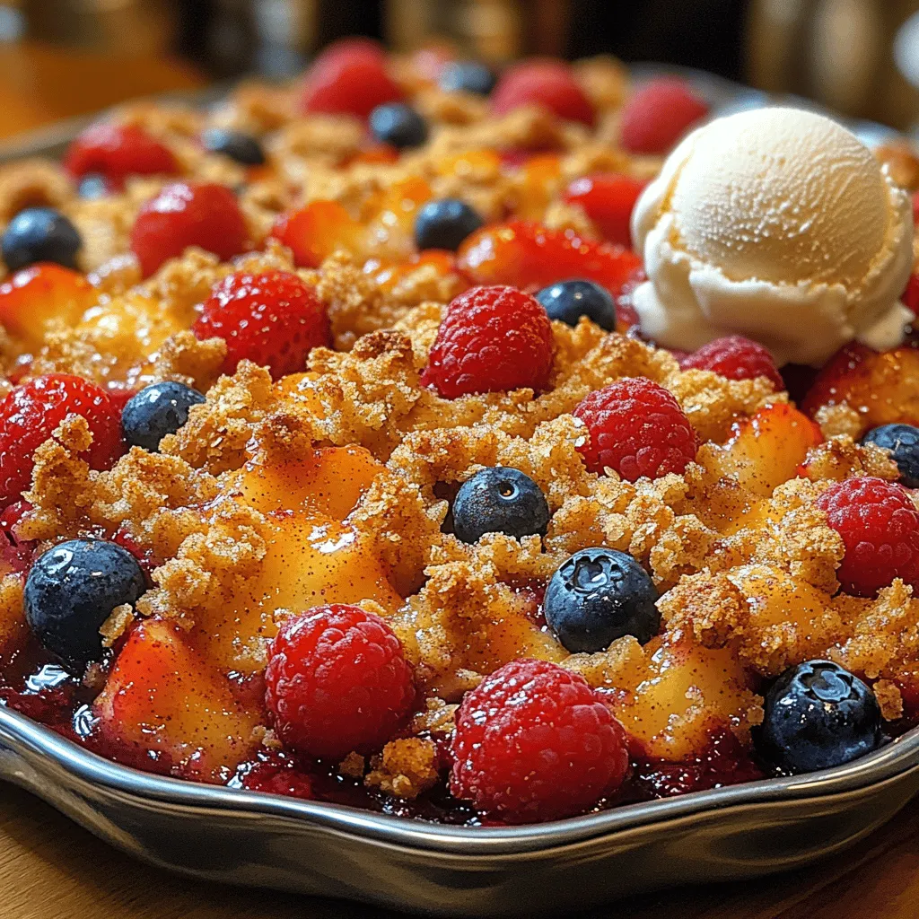 As the sun shines brighter and the days grow longer, summer brings with it an abundance of fresh, vibrant fruits that are perfect for creating delightful desserts. Among the most beloved summer treats is the fruit crumble, a dish that combines tender, juicy fruits with a crisp, buttery topping. The Summer Berry Bliss Crumble stands out as a quintessential summer dessert, celebrating the season's bounty with its refreshing flavors and delightful textures.