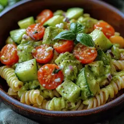 In the realm of modern cuisine, few ingredients have captured the hearts of food enthusiasts as thoroughly as the avocado. Its creamy texture and rich flavor make it a perfect addition to a variety of dishes, and one such delightful creation is the Creamy Avocado Pasta Salad. This vibrant salad combines the richness of avocados with the satisfying chew of pasta, creating a dish that is not only visually appealing but also packed with nutrients. With fresh vegetables and optional feta cheese, this recipe is a versatile option for any occasion, whether it’s a casual lunch, a picnic, or a potluck gathering.