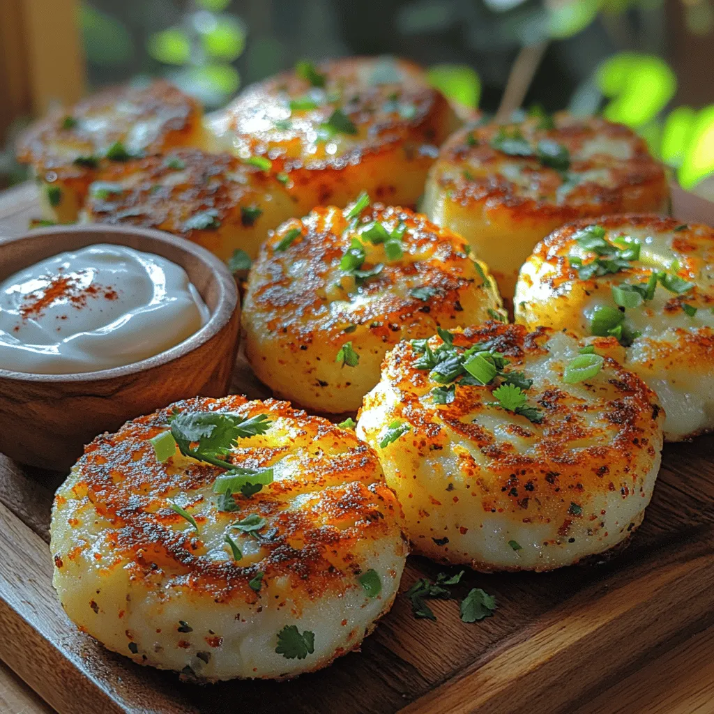 Crispy potato cakes are a beloved comfort food that combines a satisfying crunch with a soft and creamy interior, making them an irresistible choice for both appetizers and side dishes. Among the many variations of potato cakes, the Crispy Pepper Jack Potato Cakes stand out for their distinct flavor profile and delightful texture. This recipe offers a harmonious blend of creamy mashed russet potatoes and the zesty kick of pepper jack cheese, creating a savory treat that is sure to impress family and friends alike.