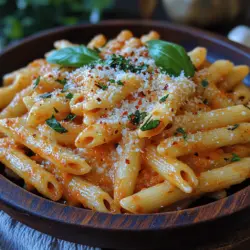In the world of comfort food, few dishes capture the essence of warmth and satisfaction quite like Creamy Roasted Red Pepper Penne. This vibrant pasta dish combines the richness of cream with the smokey sweetness of roasted red peppers, creating a harmonious blend that tantalizes the taste buds. Not only is this recipe an embodiment of indulgence, but it also reflects the beauty of homemade meals, allowing you to infuse your culinary creations with love and care.