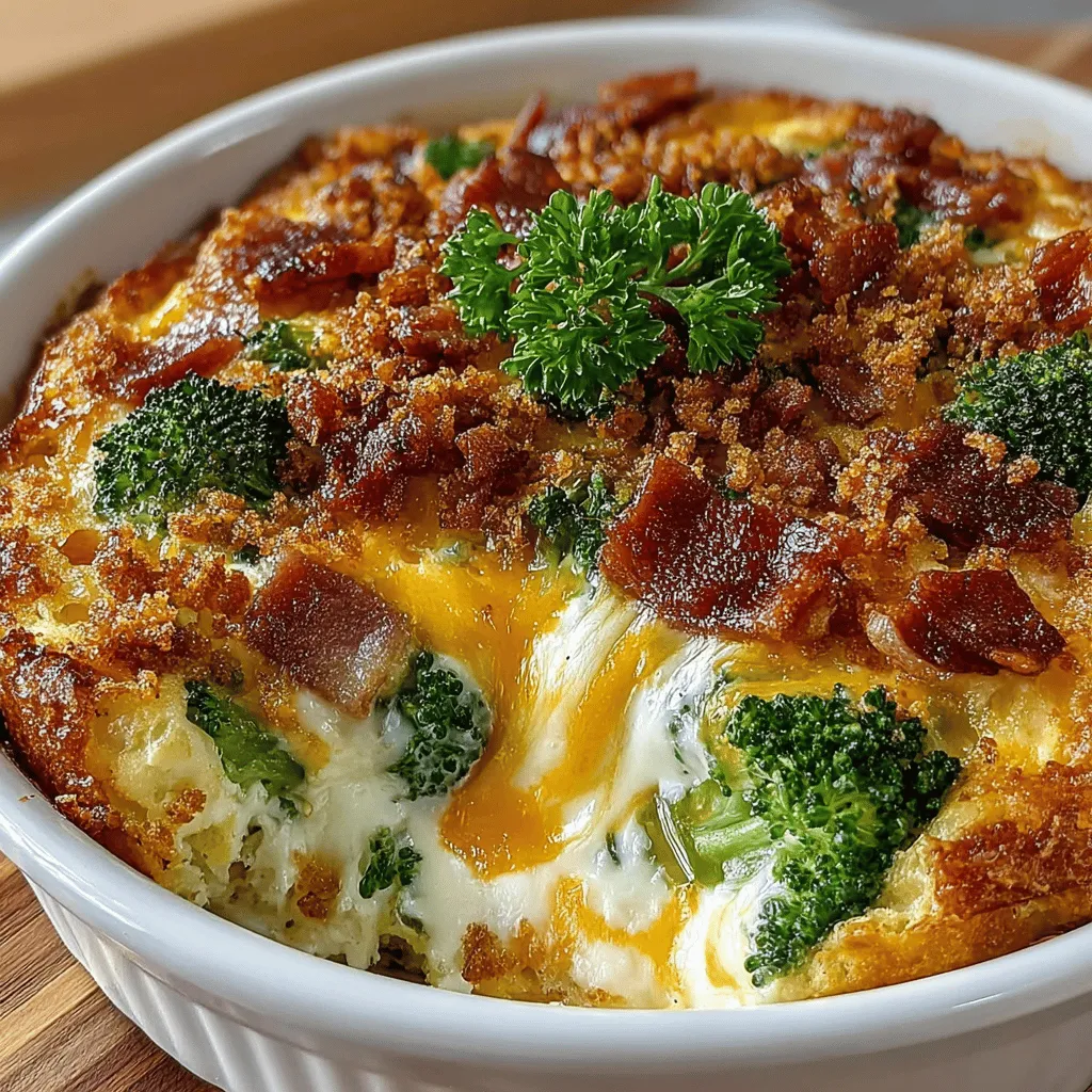 To create a smooth and creamy base for your Cheesy Ham and Broccoli Breakfast Bake, it’s essential to mix the egg mixture properly. Start by cracking the eggs into a large mixing bowl. For optimal results, use room temperature eggs, as they blend more seamlessly than cold eggs from the refrigerator.