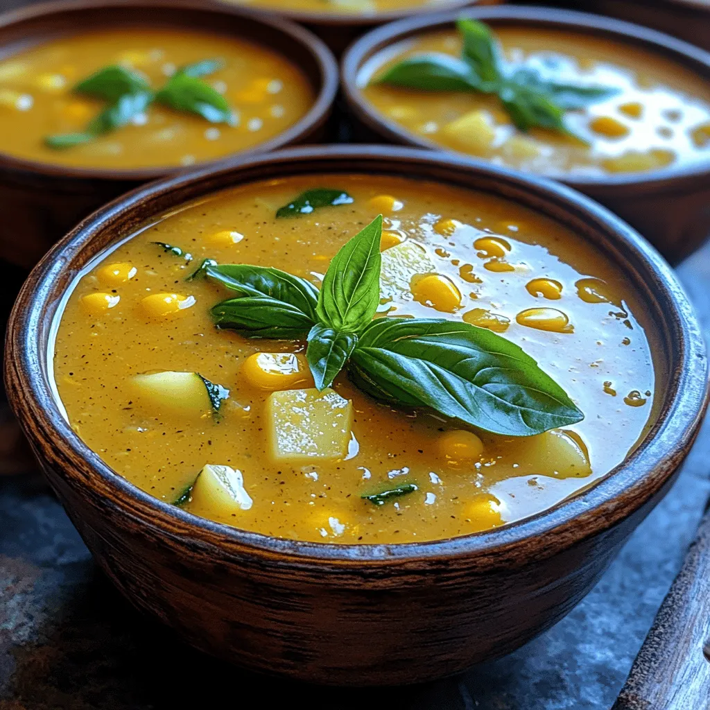 When it comes to comfort food, few dishes can compare to a warm, creamy soup that envelops you in its rich flavors and satisfying textures. The Creamy Corn and Zucchini Bliss Soup is one such recipe that not only delights the palate but also nourishes the body. This soup, with its vibrant colors and wholesome ingredients, is a perfect reflection of seasonal bounty, making it an excellent choice year-round.