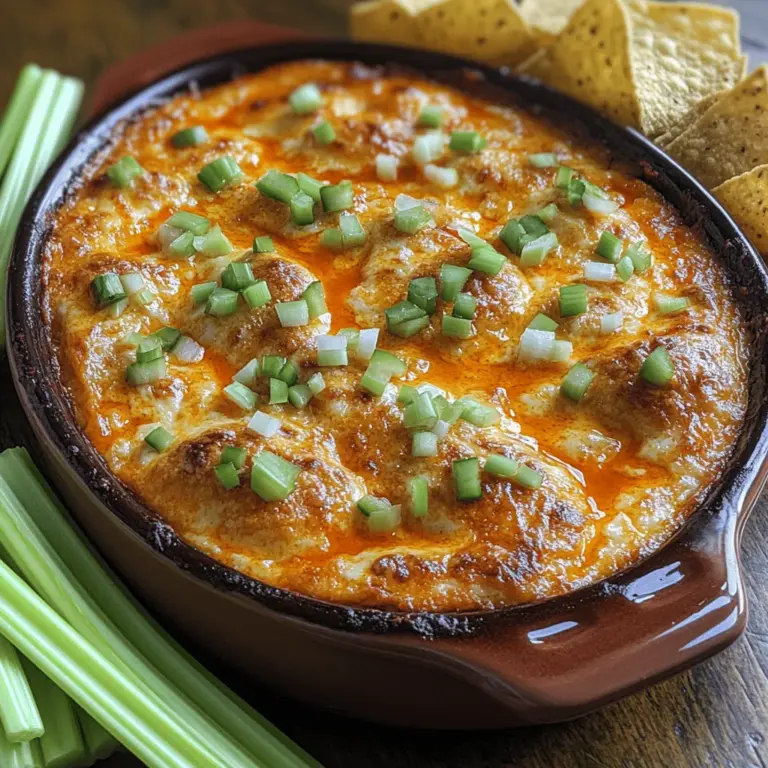 To create the ultimate Spicy & Creamy Buffalo Bliss Dip, it’s essential to understand the role each ingredient plays in the overall flavor and texture of the dish. Each component is carefully selected to enhance the dip's creamy richness while providing a satisfying level of heat.