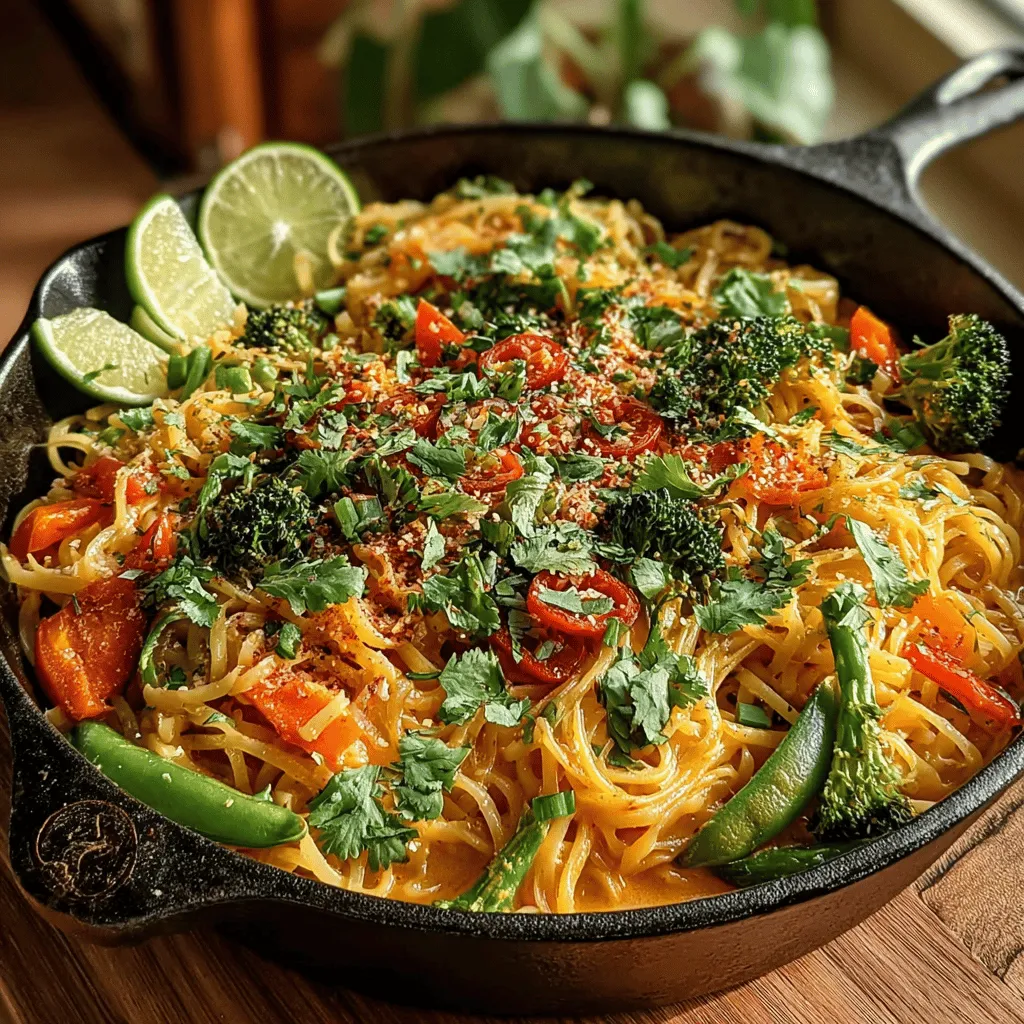 If you're searching for a dish that tantalizes the taste buds while offering a comforting, savory experience, look no further than Spicy Curry Coconut Noodle Stir Fry. This vibrant recipe combines the rich, creamy essence of coconut milk with the aromatic and spicy notes of red curry paste, resulting in a stir-fry that is as satisfying as it is colorful. Whether you're a fan of Asian cuisine or simply looking to spice up your weeknight dinners, this dish promises to deliver a delightful culinary adventure.