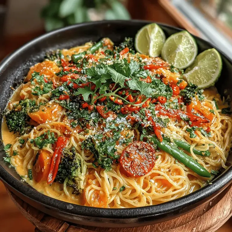 If you're searching for a dish that tantalizes the taste buds while offering a comforting, savory experience, look no further than Spicy Curry Coconut Noodle Stir Fry. This vibrant recipe combines the rich, creamy essence of coconut milk with the aromatic and spicy notes of red curry paste, resulting in a stir-fry that is as satisfying as it is colorful. Whether you're a fan of Asian cuisine or simply looking to spice up your weeknight dinners, this dish promises to deliver a delightful culinary adventure.