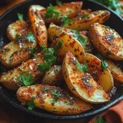 In the world of comfort food, few dishes can compete with the simple yet satisfying crispy herbed potato wedges. These golden-brown delights are perfect as a side dish or a stand-alone snack, impressing both family and friends alike. Crispy herbed potato wedges offer a delightful crunch on the outside, while remaining fluffy and tender on the inside, making them an irresistible choice for any occasion. Whether you're hosting a dinner party, preparing a casual family meal, or simply craving a tasty snack, these wedges are sure to please.