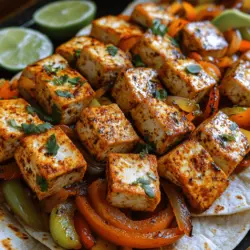 In the ever-evolving landscape of plant-based cuisine, crispy tofu fajita wraps stand out as a vibrant and satisfying option for lunch or dinner. These wraps are more than just a meal; they are a celebration of flavors and textures that cater to both the health-conscious and the culinary adventurous. Featuring crispy tofu paired with colorful fajita vegetables, these wraps offer a delightful crunch that elevates the dining experience. Tofu, often considered the superstar of plant-based protein, serves as a versatile canvas that absorbs the zest of spices and complements the freshness of vegetables.