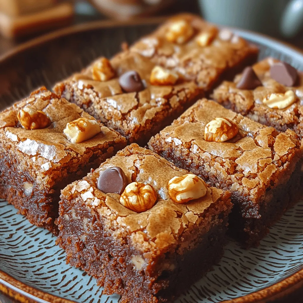 Brown butter blondies have become a beloved treat in the world of baking, capturing the hearts of dessert lovers with their unique flavor and texture. Originating as a delightful twist on the classic blondie, these irresistible crackly brown butter blondies elevate the traditional recipe by incorporating the rich, nutty essence of browned butter. This technique creates a complex flavor profile that sets these blondies apart from their more straightforward counterparts.