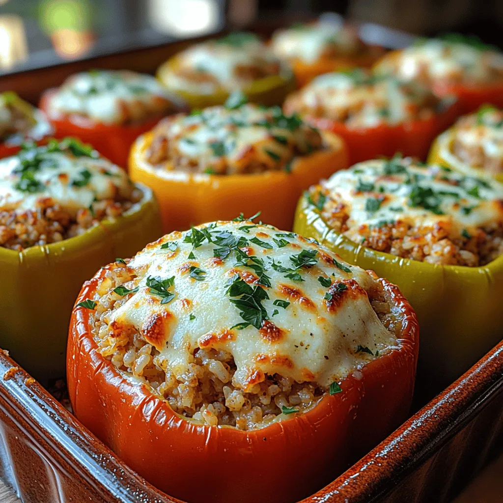 In the realm of comfort food, few dishes can compete with the warmth and satisfaction of stuffed peppers. These vibrant and visually appealing culinary creations not only tantalize the taste buds but also provide a healthy and hearty meal option. Our Creamy Turkey Stuffed Peppers recipe is a standout choice, combining lean ground turkey, creamy cheese, and colorful bell peppers into a delightful medley of flavors and textures. This dish is perfect for families looking to enjoy a nutritious dinner or for anyone interested in meal prepping healthy options for the week ahead.