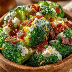 In the world of culinary creations, salads often take a backseat to more elaborate dishes. However, there are exceptions that elevate this simple meal component to new heights, making it a star on any dining table. One such dish is the Zesty Broccoli Bacon Bliss salad. This delightful recipe combines the earthy freshness of broccoli with the rich, savory flavor of crispy bacon, enveloped in a tangy dressing that brings everything together harmoniously.