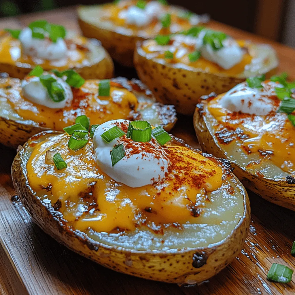 Crispy garlic potato skins are more than just a delicious snack; they are a delightful fusion of texture and flavor that elevates any gathering. With their golden-brown crunch and savory garlic aroma, these potato skins make for the perfect appetizer, side dish, or even a satisfying main course when paired with the right accompaniments. As homemade snacks continue to gain popularity, crispy garlic potato skins stand out as a versatile option that can cater to various occasions—whether it's a cozy family movie night, a lively game day get-together, or an elegant dinner party.