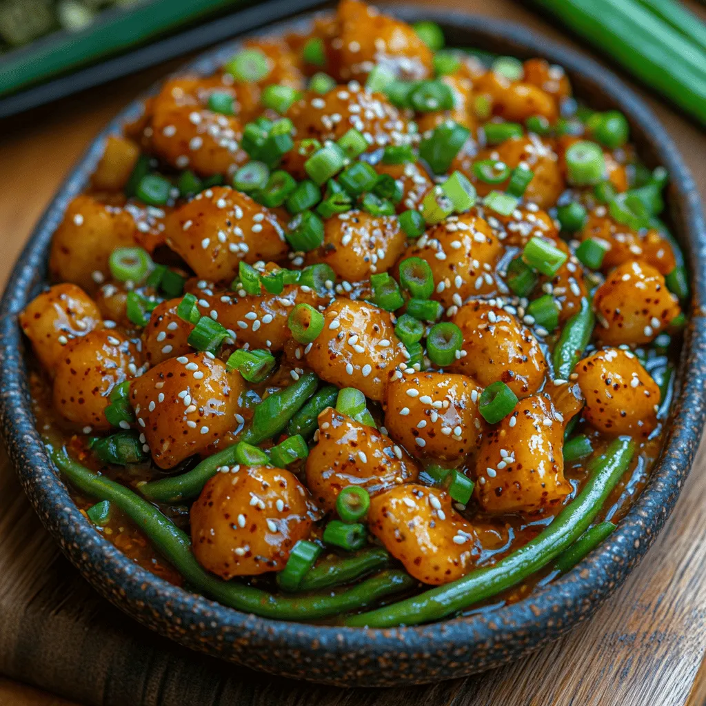 In the realm of vibrant and flavorful Asian cuisine, few dishes can compare to the bold and spicy notes of Szechuan cooking. The Fiery Szechuan Green Bean Stir-Fry is not only a feast for the taste buds but also a quick and easy recipe that can be prepared in just 20 minutes. With its bright green beans and a tantalizing blend of aromatic spices, this dish brings an exciting burst of flavor to your table. Whether you're seeking a delicious side dish to complement your meal or a vegetarian main that stands out on its own, this recipe promises to elevate your dining experience with its perfect balance of heat and taste.