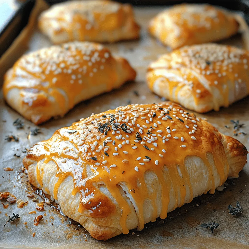 Savory Ham and Cheese Crescent Rolls are the ultimate comfort food that seamlessly blends flaky pastry with savory fillings, making them an ideal choice for various occasions, from brunch to appetizers, or even a quick lunch. The delightful combination of tender crescent roll dough, rich cheese, and delicious ham creates a mouthwatering treat that is sure to please anyone's palate. This easy-to-follow recipe requires minimal ingredients and can be whipped up in just about 30 minutes, making it perfect for busy weekdays or casual gatherings with friends and family.
