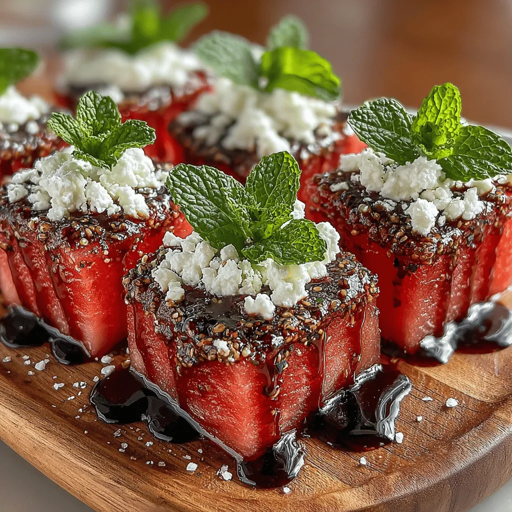 As summer approaches, the allure of juicy, ripe watermelon becomes undeniable. This iconic summer fruit, known for its refreshing taste and hydrating properties, is a staple at picnics, barbecues, and beach outings. Its natural sweetness not only quenches thirst but also serves as a versatile ingredient in a variety of dishes. One such delightful creation is the Watermelon Feta Bites—a simple yet sophisticated snack that beautifully marries sweet and savory flavors.