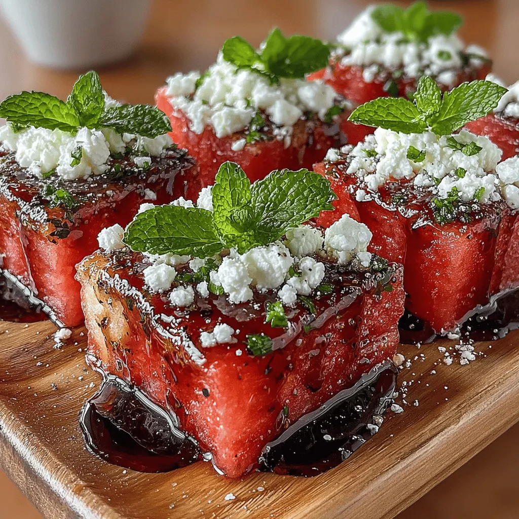 As summer approaches, the allure of juicy, ripe watermelon becomes undeniable. This iconic summer fruit, known for its refreshing taste and hydrating properties, is a staple at picnics, barbecues, and beach outings. Its natural sweetness not only quenches thirst but also serves as a versatile ingredient in a variety of dishes. One such delightful creation is the Watermelon Feta Bites—a simple yet sophisticated snack that beautifully marries sweet and savory flavors.