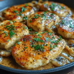 Chicken Marsala is a beloved Italian-American dish that has captured the hearts and taste buds of many. This savory dish combines tender chicken breasts with a rich, flavorful sauce made from Marsala wine and mushrooms, creating a culinary experience that is both comforting and indulgent. The origins of Chicken Marsala trace back to the Sicilian town of Marsala, known for its sweet fortified wine, which plays a crucial role in the dish's flavor profile. Over the years, this classic recipe has evolved, and now it graces dinner tables not just on special occasions but also as a delightful weeknight dinner option.