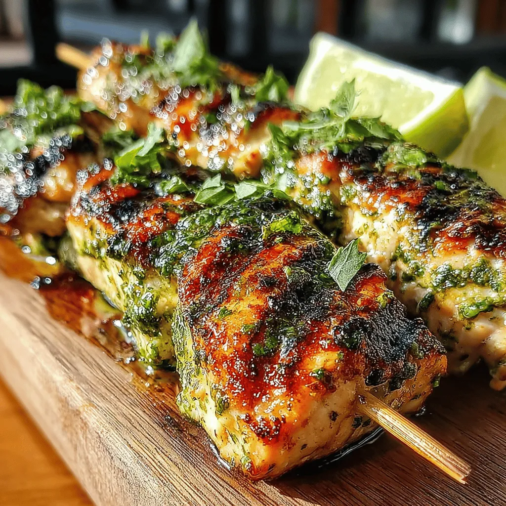 Grilled chicken skewers have long been a favorite for any outdoor gathering, offering a delicious and convenient way to enjoy tender, juicy meat packed with flavor. With the vibrant combination of fresh basil and zesty lime, Basil Lime Chicken Skewers elevate this classic dish to new heights. The bright, herbal notes of basil perfectly complement the tangy citrus of lime, creating a mouthwatering experience that resonates with the essence of summer.