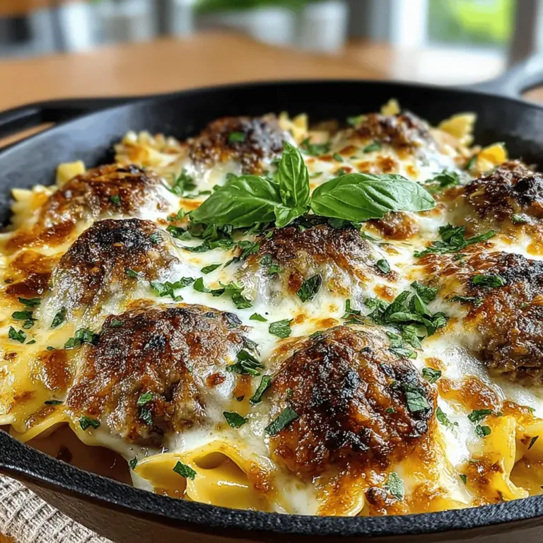 In the realm of comfort food, few dishes evoke the same warmth and nostalgia as a hearty meatball marinara casserole. This delightful dish is a celebration of flavors and textures, featuring tender meatballs nestled in a rich marinara sauce, all topped with gooey, melted cheese. Perfect for family gatherings or cozy weeknight dinners, the Savory Meatball Marinara Casserole embodies the essence of home-cooked meals that bring people together.