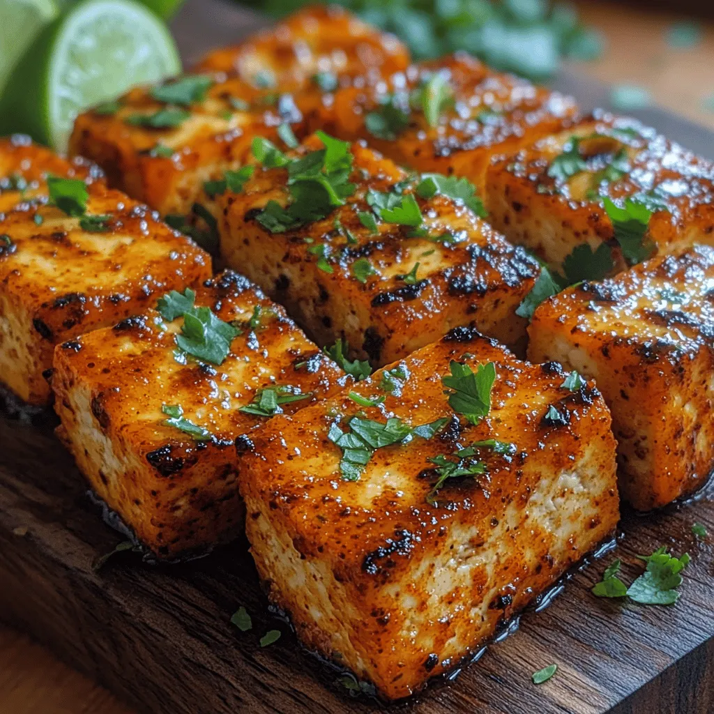 In the realm of plant-based cuisine, tofu is often celebrated for its remarkable versatility as a protein source. However, its texture and flavor can sometimes be less than appealing, particularly for those who are new to plant-based eating. This is where the Crunchy Chili-Lime Tofu Cubes come into play, offering a transformative recipe that elevates firm tofu into a crunchy, flavorful dish that is both satisfying and delicious. With the perfect blend of zesty lime and spicy chili notes, this dish is ideal for those looking to explore plant-based meals, whether you're a seasoned vegetarian or simply seeking to incorporate more nutritious options into your diet.