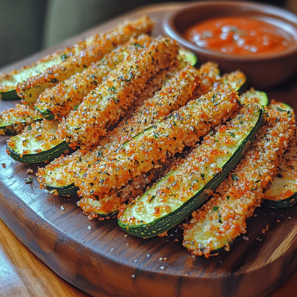 To achieve that irresistible crunch in your Crunchy Zucchini Parmesan Fries, an optional yet highly effective step is to use cooking spray. Spraying a light layer of cooking oil on your zucchini fries before baking can significantly enhance their crispiness. This method works by creating a thin, even coat of fat that helps the breading to brown beautifully, resulting in a texture that is both satisfying and reminiscent of traditional fried snacks.