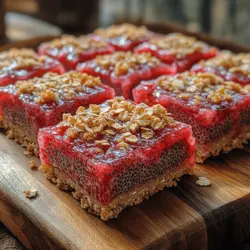 Sweet Raspberry Chia Squares are a delightful and nutritious treat that perfectly balances the sweet and tart flavors of fresh raspberries with the wholesome goodness of oats and chia seeds. This easy-to-follow recipe is not only simple and quick to prepare but also offers a healthy alternative to traditional dessert bars. Packed with fiber, antioxidants, and healthy fats, these squares make for a perfect snack or a quick breakfast option. As more people turn to healthier eating habits without sacrificing flavor, Sweet Raspberry Chia Squares stand out as a versatile and satisfying choice.