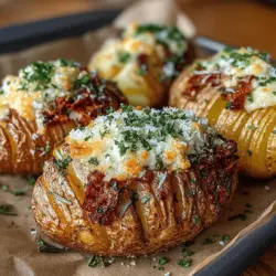 When it comes to comfort food, few dishes can rival the allure of Hasselback potatoes. These beautifully sliced potatoes not only offer a feast for the eyes but also a delightful crunch with every bite. The unique presentation of Hasselback potatoes, with their fan-like slices, allows for an irresistible combination of textures—crispy on the outside and tender on the inside. When infused with garlic, Parmesan cheese, and a medley of herbs, they transform into a culinary masterpiece that is sure to impress guests at any gathering.