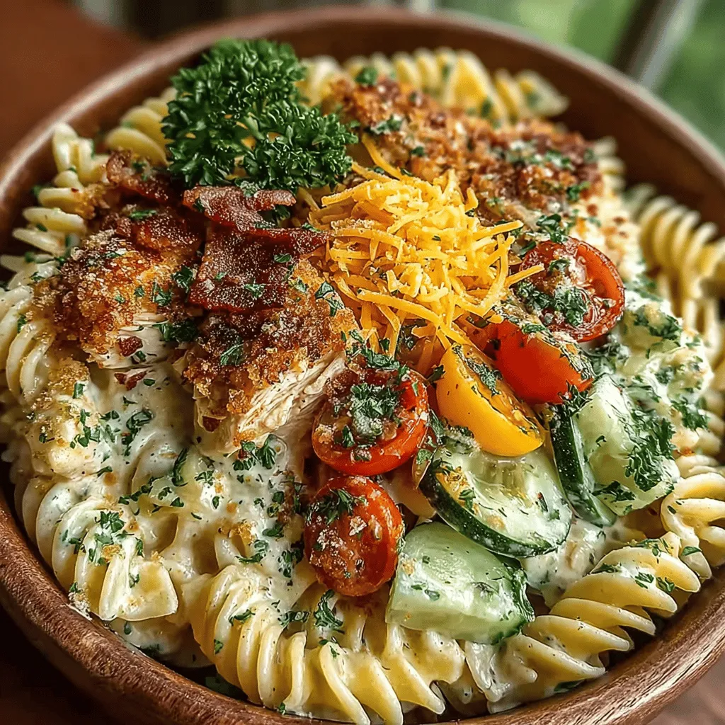 When the warm weather arrives, nothing hits the spot quite like a refreshing pasta salad. One of the standout recipes that embody the essence of summer gatherings is the Creamy Cold Chicken Bacon Ranch Pasta. This delightful dish showcases a harmonious blend of creamy textures and robust flavors, making it a favorite among families and friends alike. With tender chicken, crispy bacon, and a medley of vibrant vegetables, this pasta salad is not only delicious but also satisfying, offering a perfect balance of protein, carbs, and nutrients.