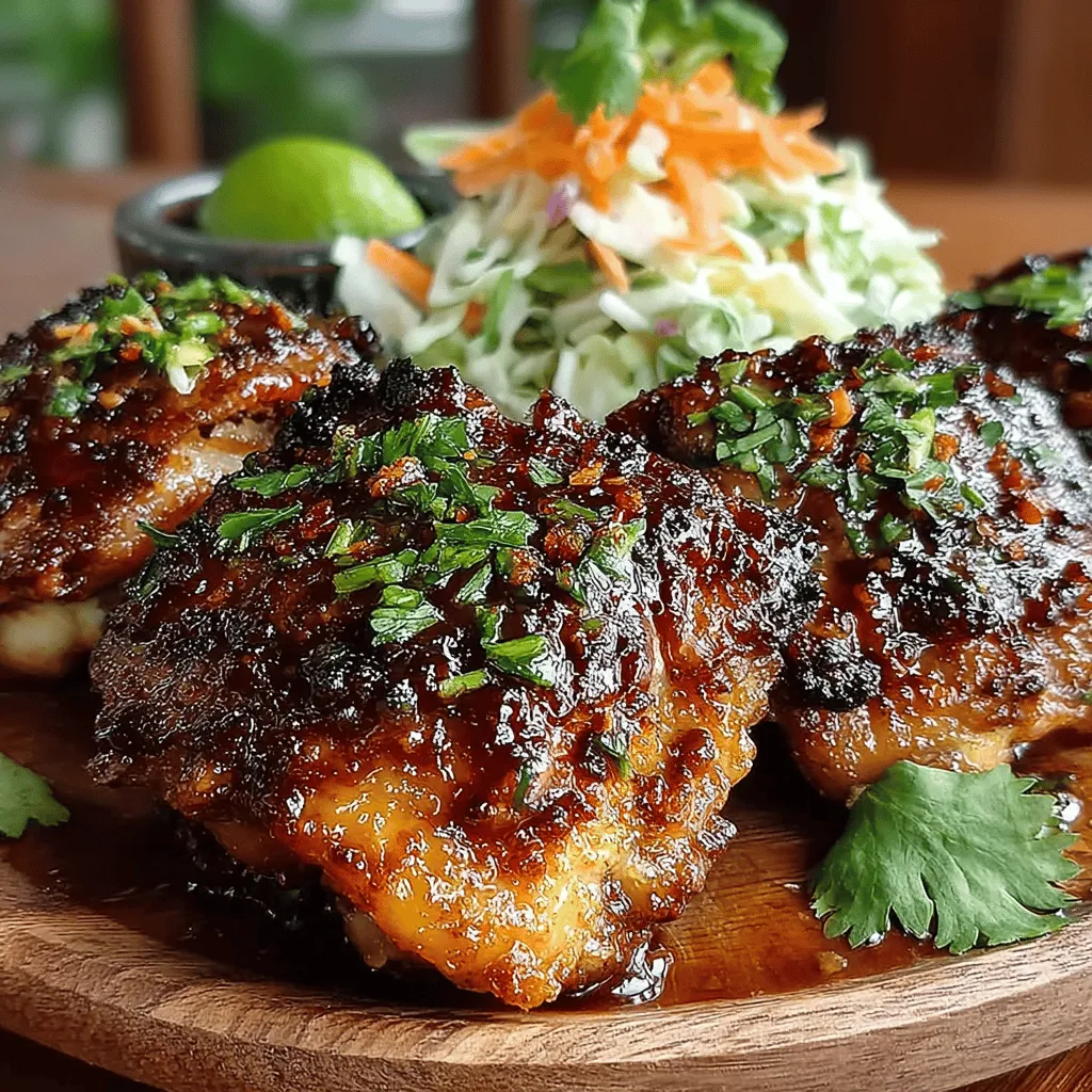 As the sun shines brightly and the scent of summer fills the air, there's nothing quite like the mouthwatering aroma of Sticky BBQ Chicken Thighs sizzling on the grill. This dish, paired with a refreshing Zesty Coleslaw, is more than just a meal; it's a culinary experience that embodies the spirit of warm-weather gatherings, making it the perfect choice for summer barbecues, family reunions, or an intimate weeknight dinner.