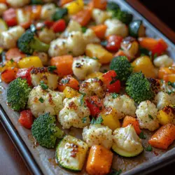 In recent years, the culinary scene has seen a significant rise in the popularity of vegetable dishes, driven by a growing awareness of healthy eating and the benefits of plant-based diets. Among these vibrant offerings, the Ranch-Roasted Rainbow Veggie Medley stands out as a delightful and nutritious option that not only appeals to the eye but also tantalizes the taste buds. This recipe showcases a beautiful array of colorful vegetables, all roasted to perfection and seasoned with the zesty flavor of ranch dressing—making it an irresistible side dish for any meal.