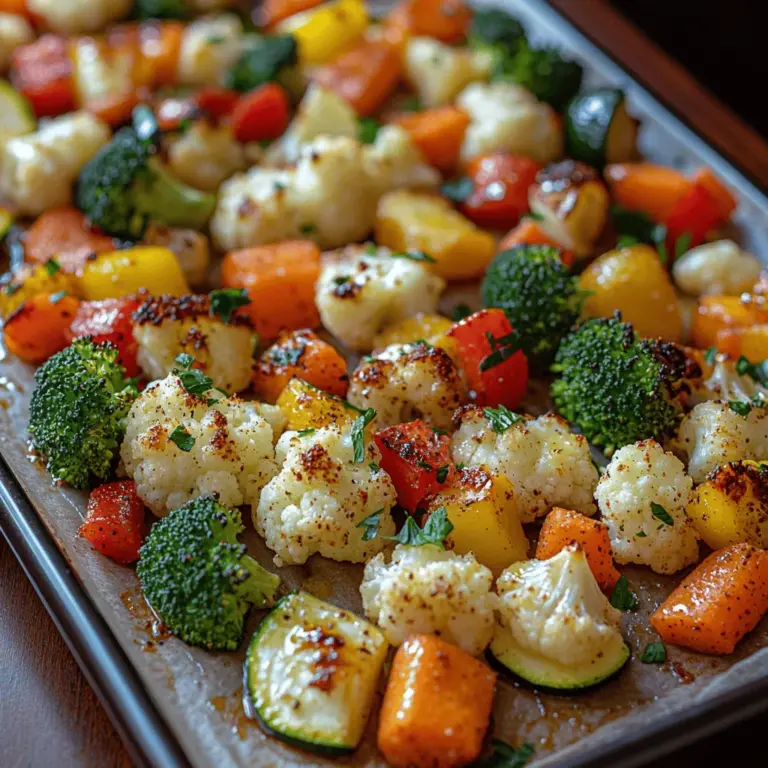 In recent years, the culinary scene has seen a significant rise in the popularity of vegetable dishes, driven by a growing awareness of healthy eating and the benefits of plant-based diets. Among these vibrant offerings, the Ranch-Roasted Rainbow Veggie Medley stands out as a delightful and nutritious option that not only appeals to the eye but also tantalizes the taste buds. This recipe showcases a beautiful array of colorful vegetables, all roasted to perfection and seasoned with the zesty flavor of ranch dressing—making it an irresistible side dish for any meal.