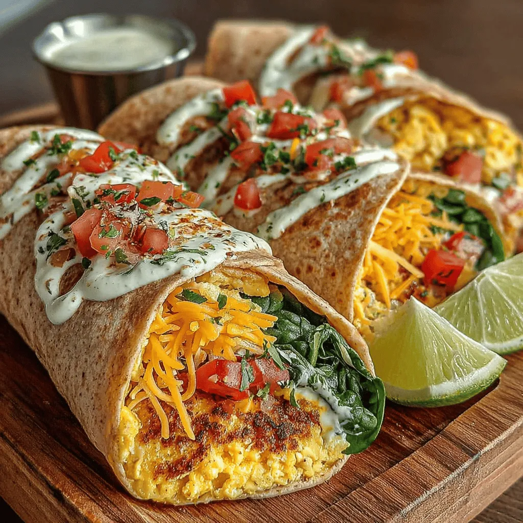 Wraps have emerged as one of the most versatile meal options, seamlessly fitting into breakfast, lunch, or even a light dinner. Their adaptability allows for endless combinations of flavors and textures, making them an ideal choice for anyone looking to create a satisfying and nutritious meal without spending hours in the kitchen. One standout option is the Spicy Avocado Ranch Egg Wrap, a delightful fusion of creamy avocado, zesty ranch dressing, and perfectly scrambled eggs, all enveloped in a soft whole wheat tortilla. This recipe not only tantalizes the taste buds but also offers a balanced nutrient profile, making it an excellent addition to your weekly meal rotation.