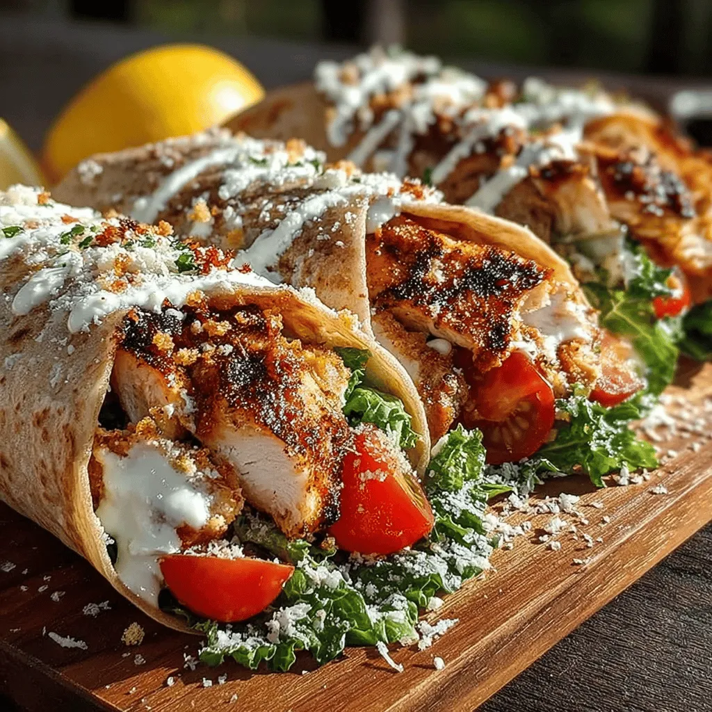 In recent years, the culinary landscape has seen a significant rise in the popularity of wraps and salads, both lauded for their convenience and health benefits. These dishes offer a versatile solution for those seeking to maintain a balanced diet without sacrificing flavor. Among the myriad of options available, Grilled Chicken Caesar Salad Wraps stand out as a particularly appealing choice. This recipe marries the classic flavors of a Caesar salad with the portability of a wrap, making it an ideal option for lunches on the go or light dinners at home.