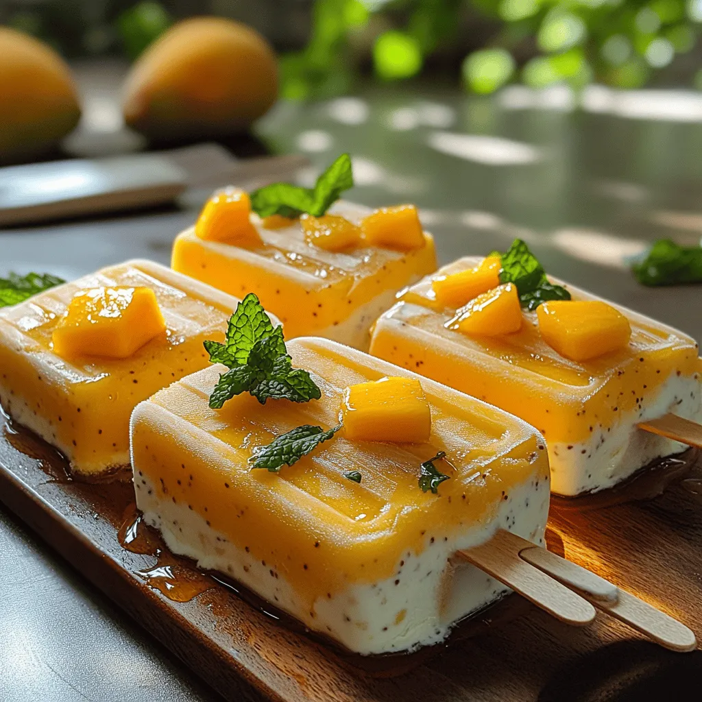 To start, select ripe, juicy mangoes for the best flavor. The ideal mango should yield slightly to pressure and have a sweet aroma. Here’s how to prepare them for your popsicles: