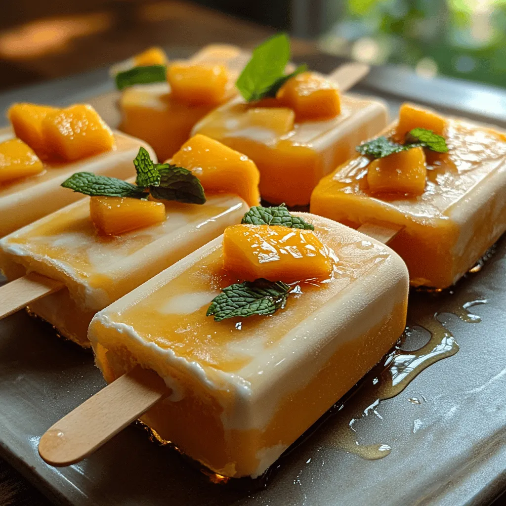 To start, select ripe, juicy mangoes for the best flavor. The ideal mango should yield slightly to pressure and have a sweet aroma. Here’s how to prepare them for your popsicles: