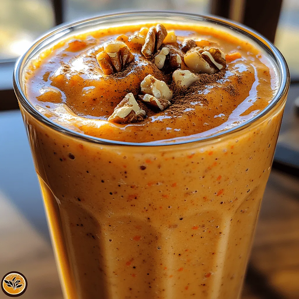 In recent years, smoothies have surged in popularity as a go-to option for those seeking healthy, convenient meal alternatives. These deliciously blended beverages not only provide a quick way to consume essential nutrients but also offer endless possibilities for flavor combinations. Among the myriad of smoothie recipes available, the Spiced Carrot Cake Smoothie Delight stands out, combining the comforting flavors of traditional carrot cake with the invigorating freshness of a smoothie. This unique fusion not only satisfies your sweet tooth but also delivers a nourishing punch that can be enjoyed at any time of the day.