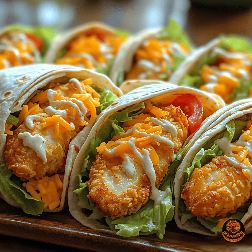 When it comes to versatile and satisfying meal options, few dishes can compete with the appeal of wraps. Among the many varieties available, Crispy Ranch Chicken Tender Wraps stand out as a family favorite that combines the irresistible crunch of chicken tenders with the fresh flavors of garden vegetables and the zesty kick of ranch seasoning. This dish is perfect for a quick weeknight dinner, a leisurely picnic, or even a fun family gathering. The combination of textures and flavors in these wraps creates a delightful eating experience that is hard to resist.