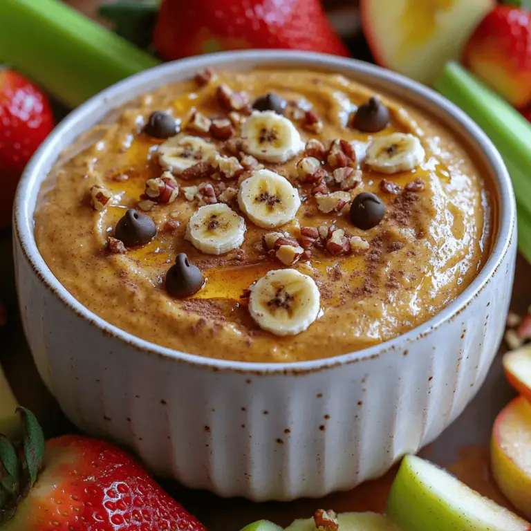 In the world of healthy snacking, few dishes can compete with the irresistibly creamy and delicious Peanut Butter Banana Bliss Dip. This simple yet satisfying recipe combines the natural sweetness of ripe bananas with the rich, nutty flavor of peanut butter, making it a perfect treat for all ages. Whether you're looking for a nutritious snack, a delightful brunch option, or a crowd-pleasing appetizer for your next gathering, this dip is versatile and easy to prepare.